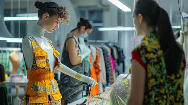 A garment factory in Spain struggling with sourcing materials, illustrating the challenges in the import of fashion textiles due to Brexit constraints.