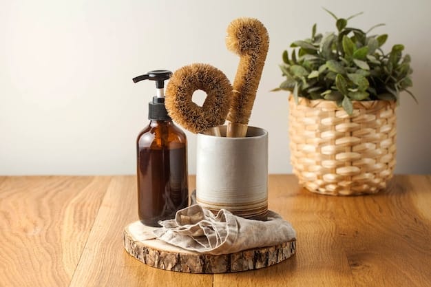 A close-up shot of various skincare products arranged neatly on a bathroom counter, including a serum, a moisturizer, and a facial cleanser. Natural light enhances the image, emphasizing the cleanliness and sophistication of the skincare routine.