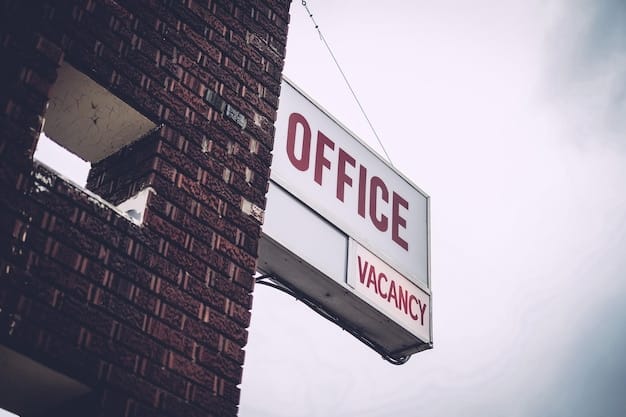 A government office building with a sign indicating it's a job center or employment service. The image should convey the concept of seeking unemployment assistance.