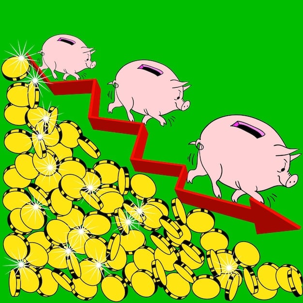 An image showing a graph trending upwards and a piggy bank with coins overflowing. The graph represents the sustainability of the pension system, while the piggy bank symbolizes savings for retirement. The overall image conveys financial security and planning for the future.