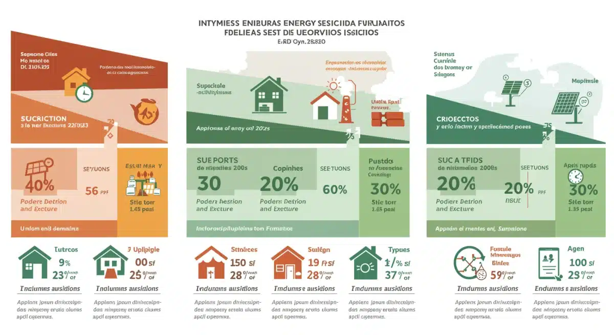 Infografía detallada sobre los tipos de subvenciones energéticas federales y cómo solicitarlas en México para 2025.