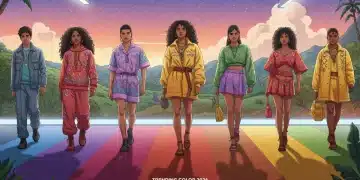 Modelos en pasarela con los colores de moda 2026, diseño mexicano