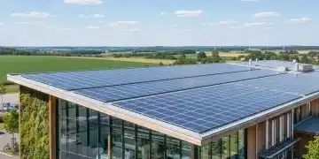 Moderne Textilfabrik mit nachhaltiger Produktion in Deutschland