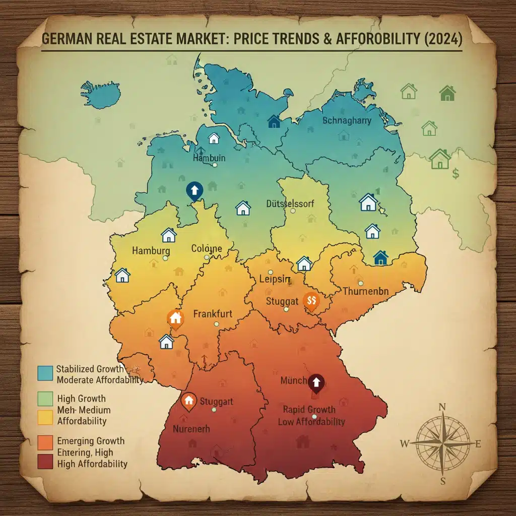 Regionale Preisentwicklungen und Hotspots im deutschen Immobilienmarkt 2026