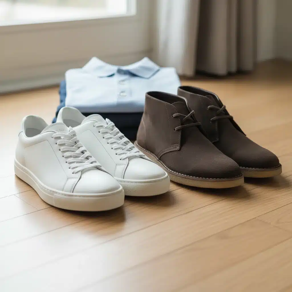 Vielseitige Smart-Casual-Schuhe: Sneaker und Desert Boots