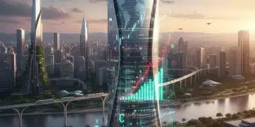 Banco Central 2026: Metas de Inflação e Estabilidade Financeira no Brasil Edifício do Banco Central do Brasil com gráficos econômicos e símbolos de moeda, representando estabilidade e políticas futuras.