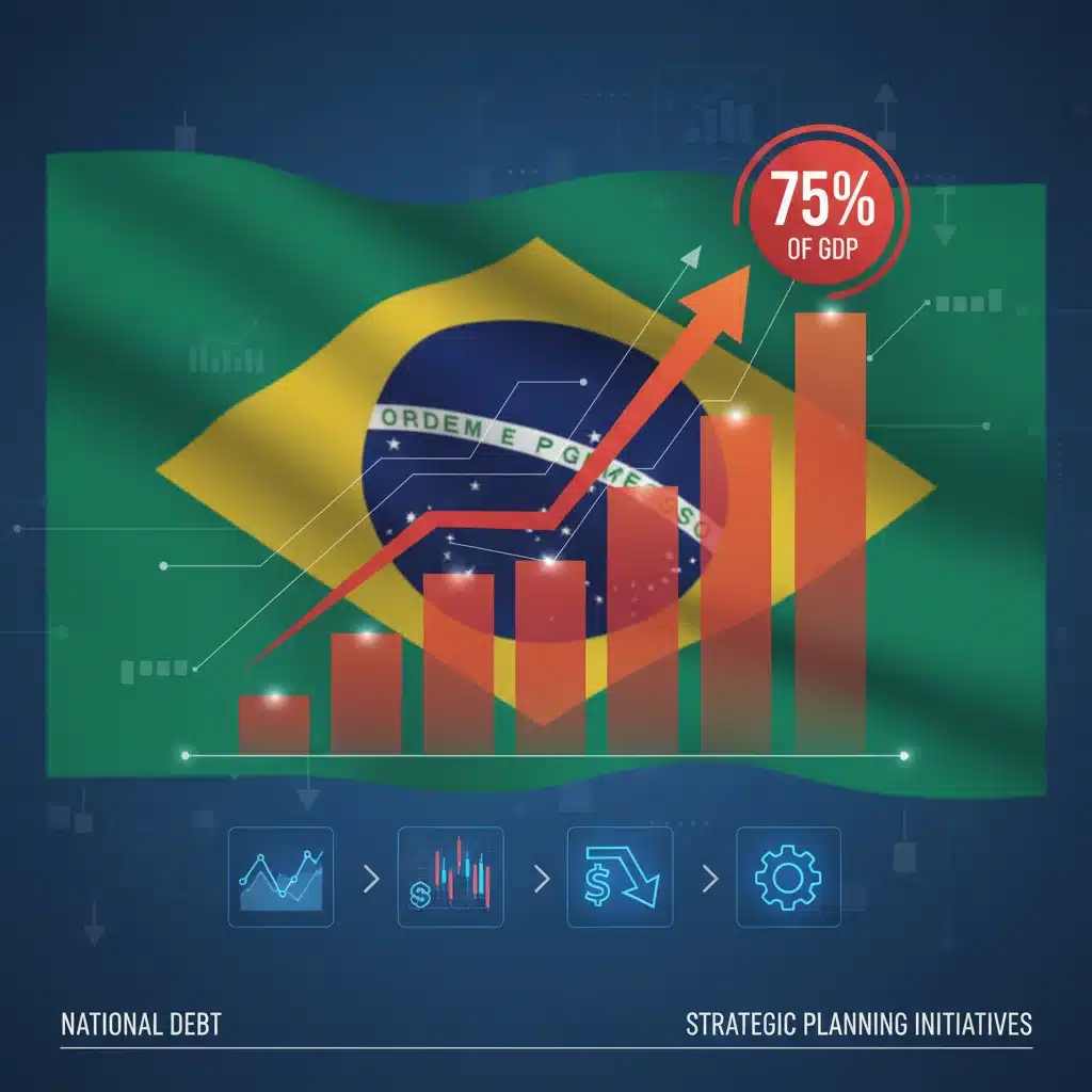 Dívida Pública Brasileira 2026: Estratégias e Projeções 75% PIB