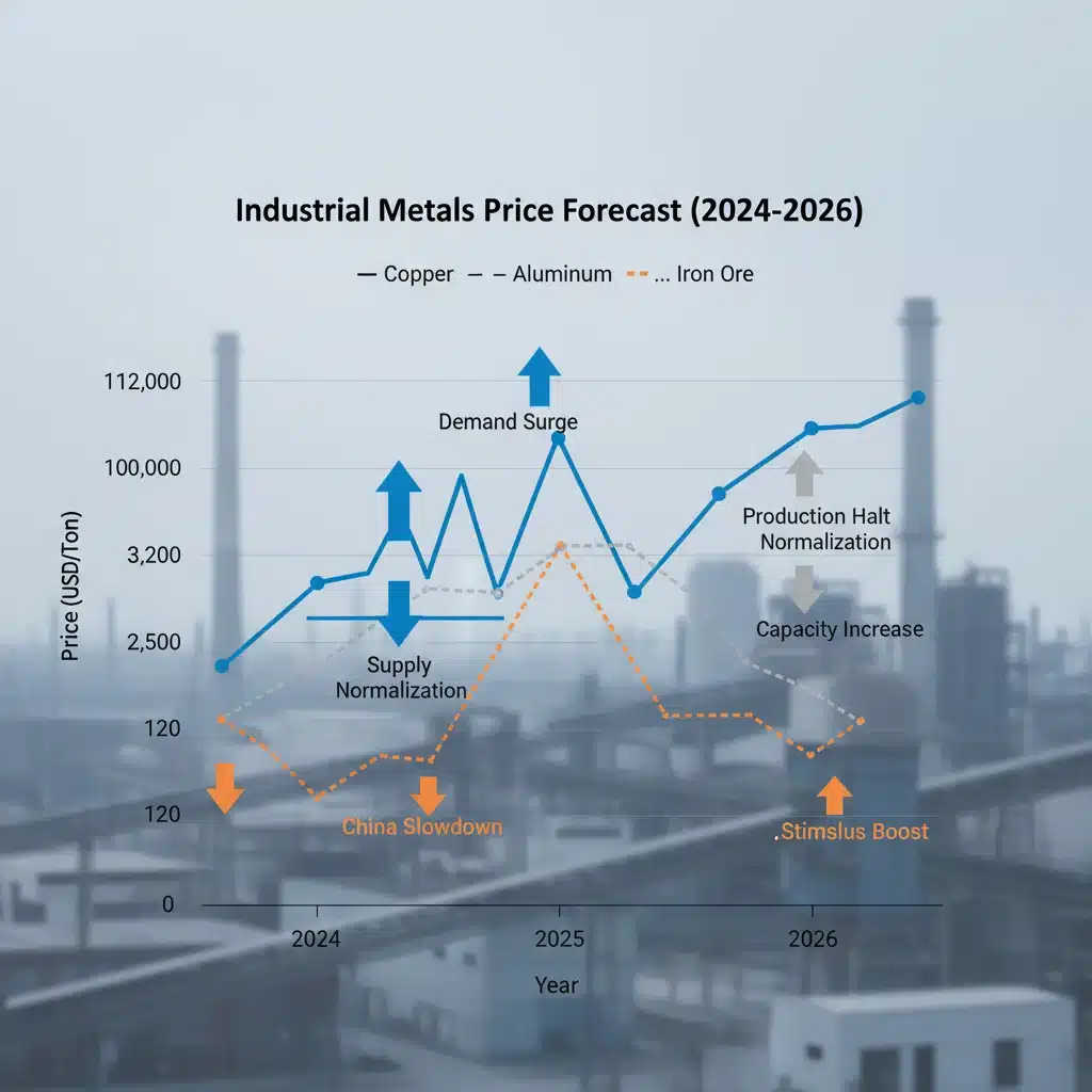 Prognose der Industriemetallpreise bis 2026