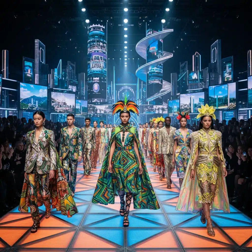 Passarelas Internacionais 2026: Influência na Moda Brasileira e 10 Looks Destaque