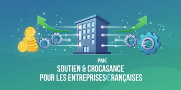 Illustration de diverses aides financières et subventions soutenant la croissance des PME françaises en 2026