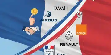 Graphique montrant l'augmentation des bénéfices des entreprises françaises grâce aux aides d'État.