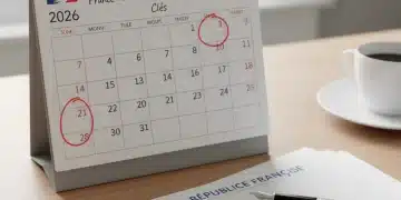 Calendrier avec dates clés des demandes d'aides d'État en France 2026