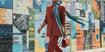 Maîtriser les Couleurs Pantone 2026 : Votre Guide Style Personnel en 5 Minutes Femme élégante portant des couleurs Pantone 2026 dans un environnement urbain moderne.