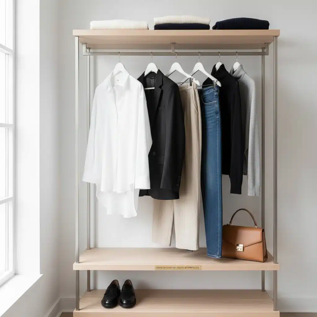 Garde-robe minimaliste et intemporelle, essentielle pour le style français.