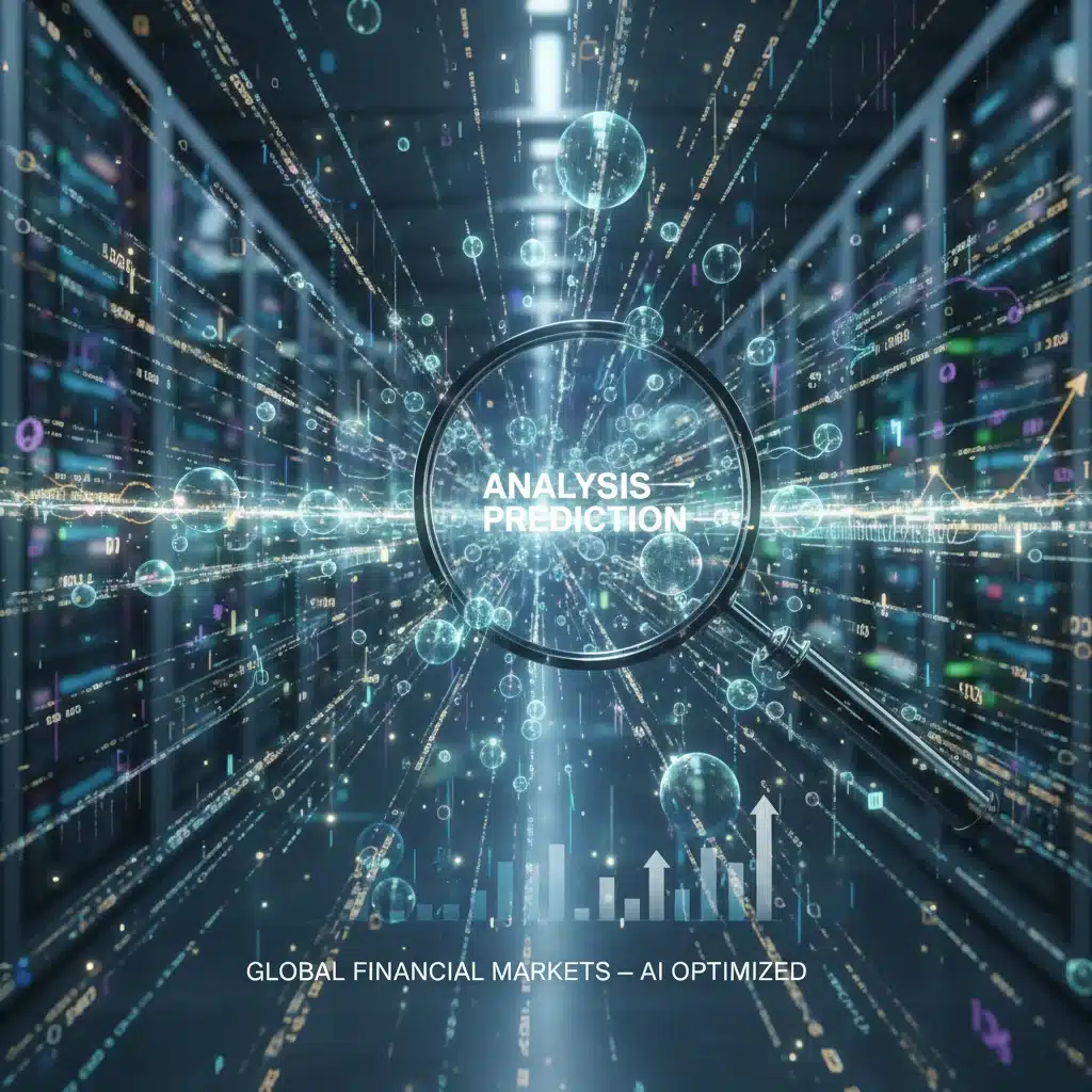 Intelligence artificielle analysant des flux de données financières complexes