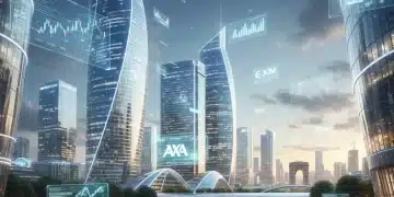 Paysage urbain futuriste symbolisant l'innovation financière en France en 2026