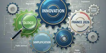Réforme Aides d'État 2026 : Décryptage des 3 Nouvelles Mesures Françaises Illustration des mécanismes de la réforme des aides d'État 2026 en France, avec des engrenages symbolisant l'innovation, l'écologie et la simplification.