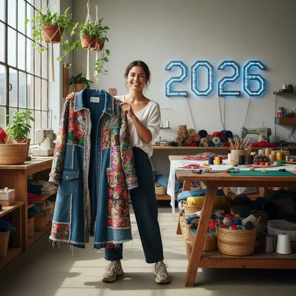 Upcycling Mode 2026 : 6 Astuces Créatives pour Transformer Vos Vêtements