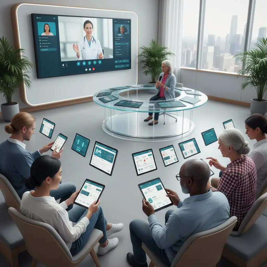 Personnes utilisant des applications de santé numérique et consultation en télémédecine
