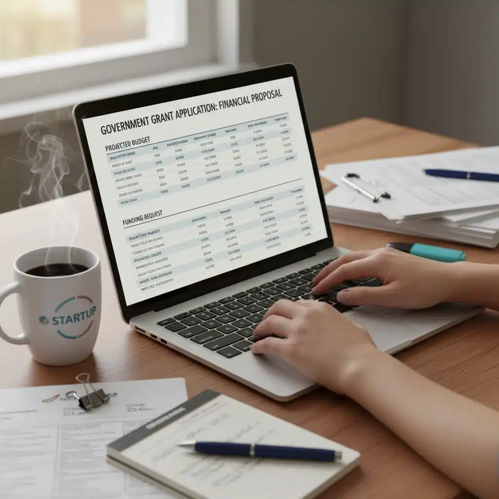Préparation d'une demande de financement pour les aides d'État à la formation.