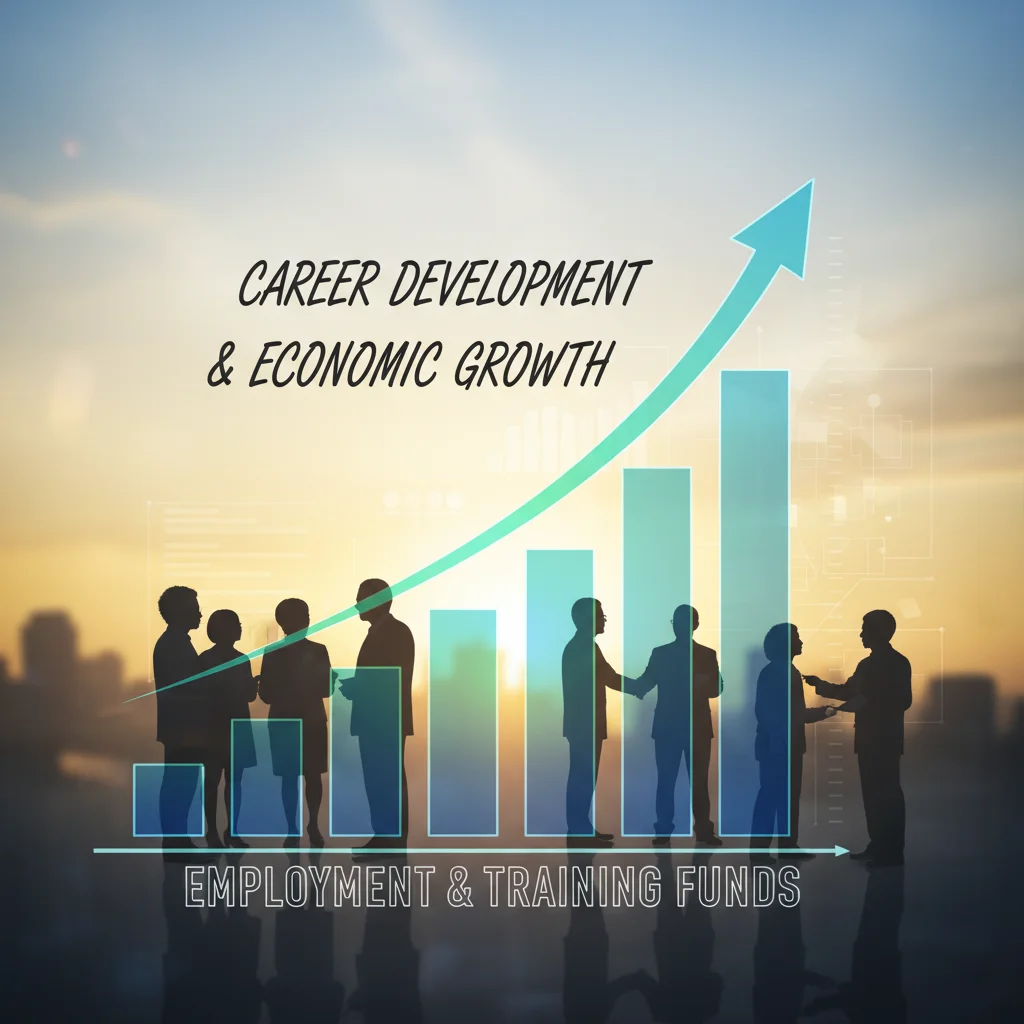 Impact positif des fonds d'emploi et formation sur la croissance économique.